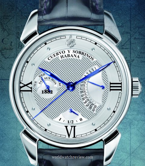 Cuervo Y Sobrinos Historiador Retrogrado automatic watch (Ref. 3194.1A)