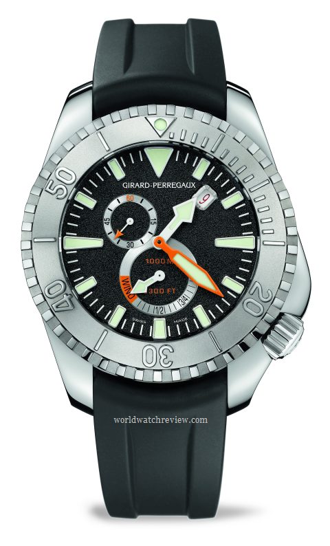 Girard-Perregaux Sea Hawk Pro 1,000M Automatic Diving Watch (front view)