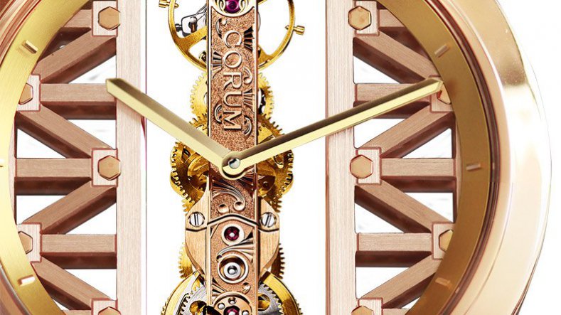 Take A Look at the Brilliant Round Corum Golden Bridge Replica Skeleton Dial Watch