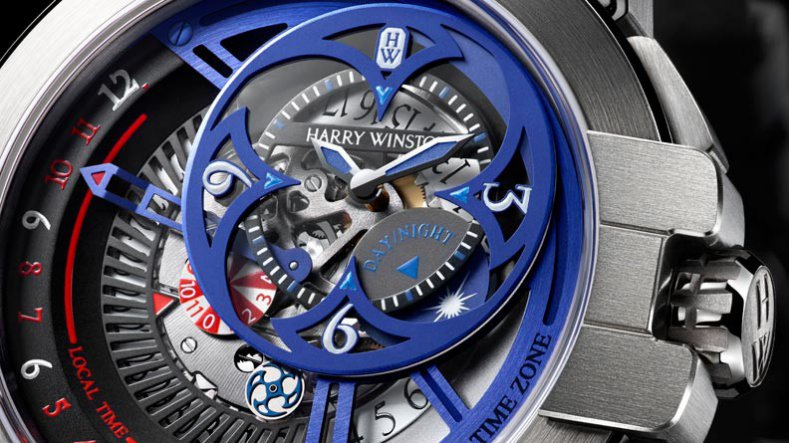2015 Only Watch Replica Harry Winston Ocean Dual Time Retrograde Steel Masculine Style Watch