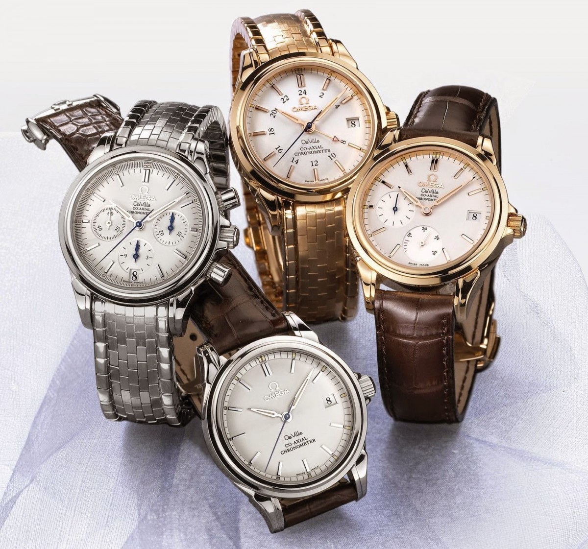 Omega De Ville Co-Axial Chronograph watch replica
